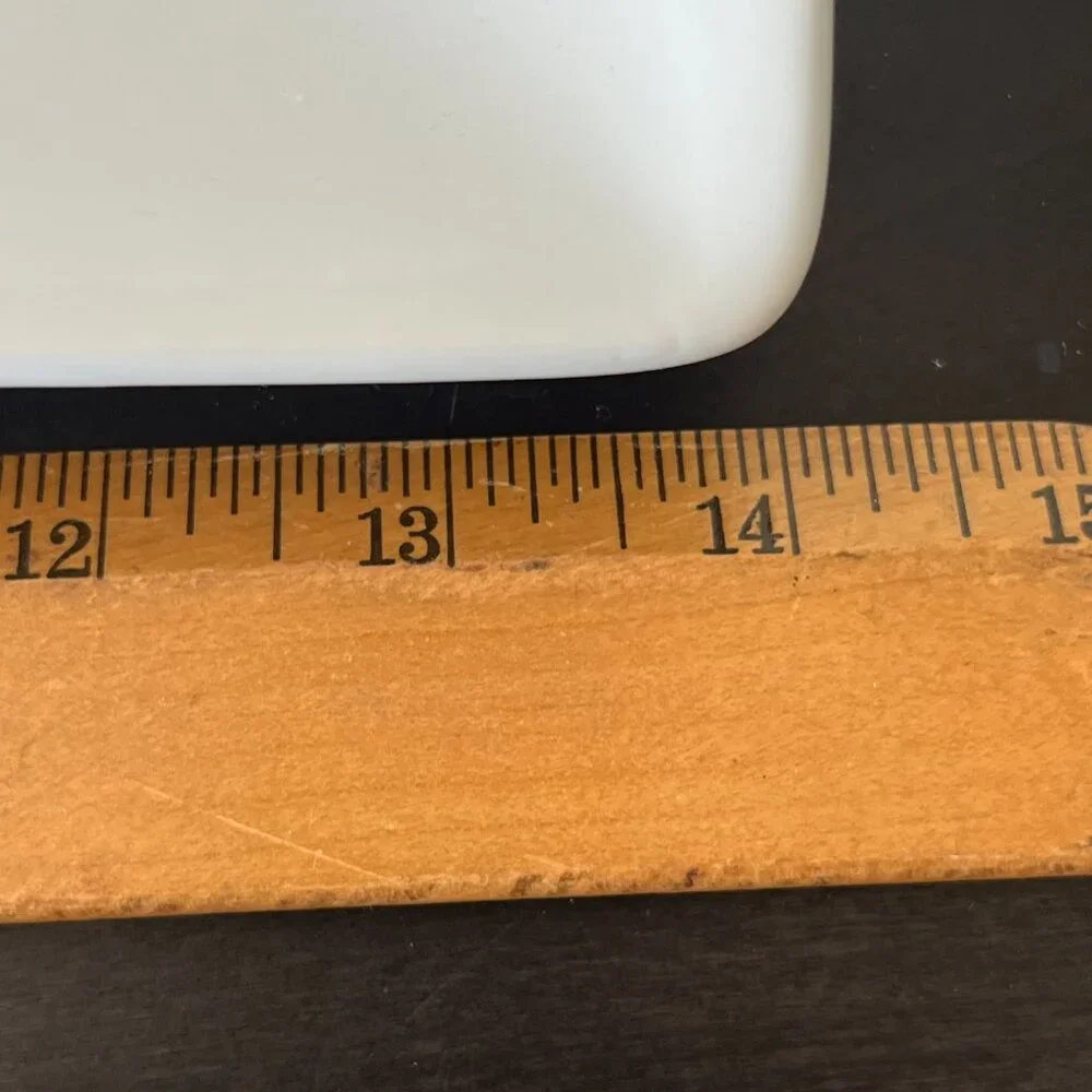 West Elm White Porcelain Serving Platter 14